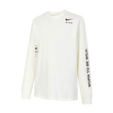 Nike Men's and Women's Spring and Autumn Sports Casual Knitted Cotton Sweater Loose Breathable Color logo Long Sleeve T T-shirt