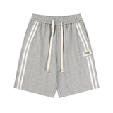 Maison Margiela Shorts Parallel Bars logo Five-point Shorts25ss New Drawstring Casual Summer Pants5Two-in-One Casual Sweatpants for Men and Women, Pure Cotton Joggers