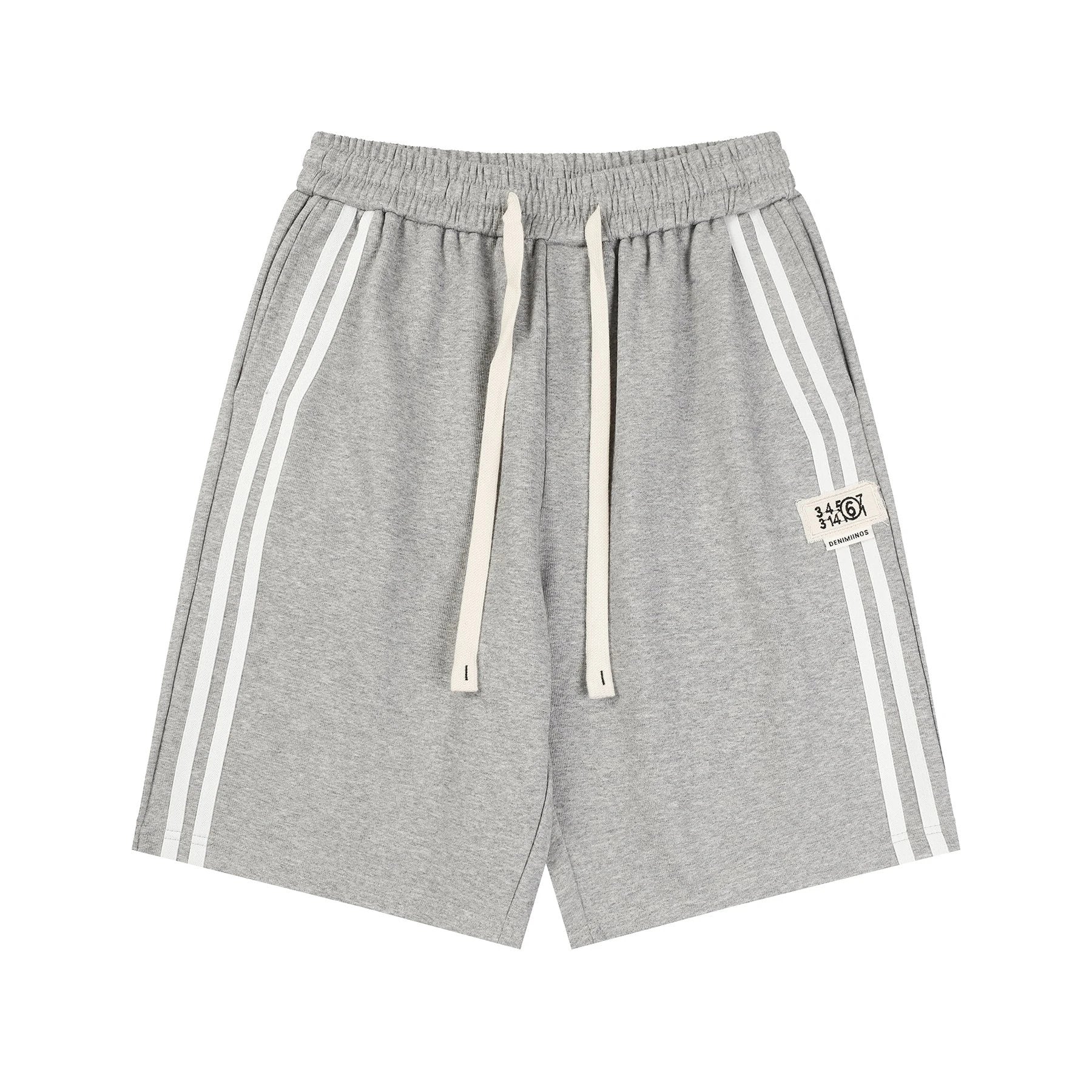 Maison Margiela Shorts Parallel Bars logo Five-point Shorts25ss New Drawstring Casual Summer Pants5Two-in-One Casual Sweatpants for Men and Women, Pure Cotton Joggers
