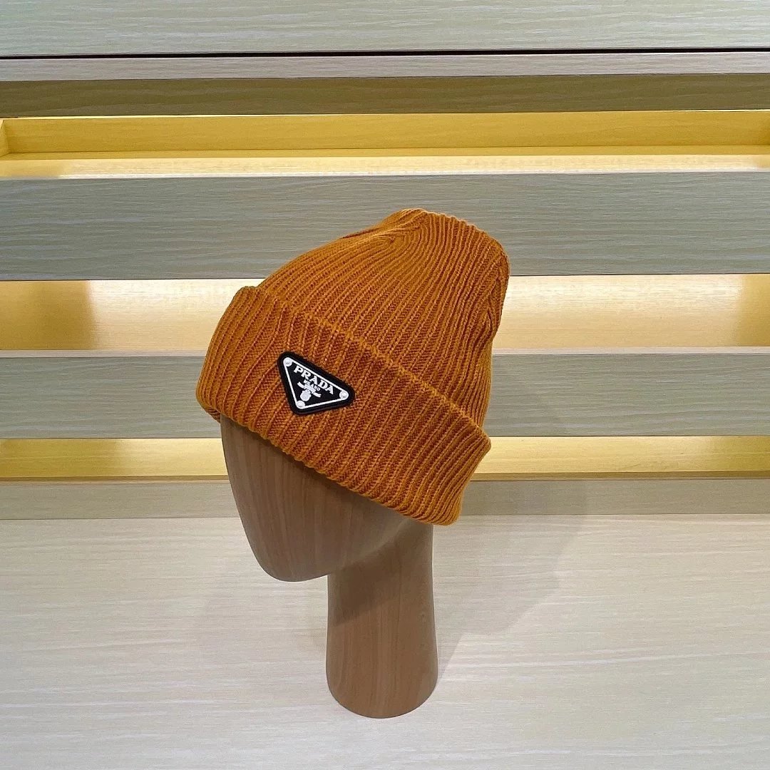 PRADA Hat Fashion Trend Woolen Cap