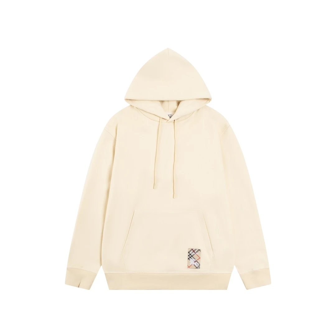 Burberry Hoodie Micro Standard logo Hooded Sweatshirt Jacket Hoodie Top Unisex Sports Casual OS Loose fit versatile style
