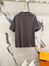 Balenciaga T-shirt Chest Letter Lock Embroidery logo round Neck Short Sleeve25ss New pure cotton T Unisex T-Shirt OS Drop Shoulder Loose Fit Base Shirt Top T-Shirt Short Sleeve