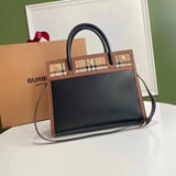 Burberry Women's Bag Top version 【Level Surrogate Shopping】New Tote Bag Shopping Bag Title Terler Handbag Tote Bag Commuter Bag Office Worker Messenger Bag Women's Bag