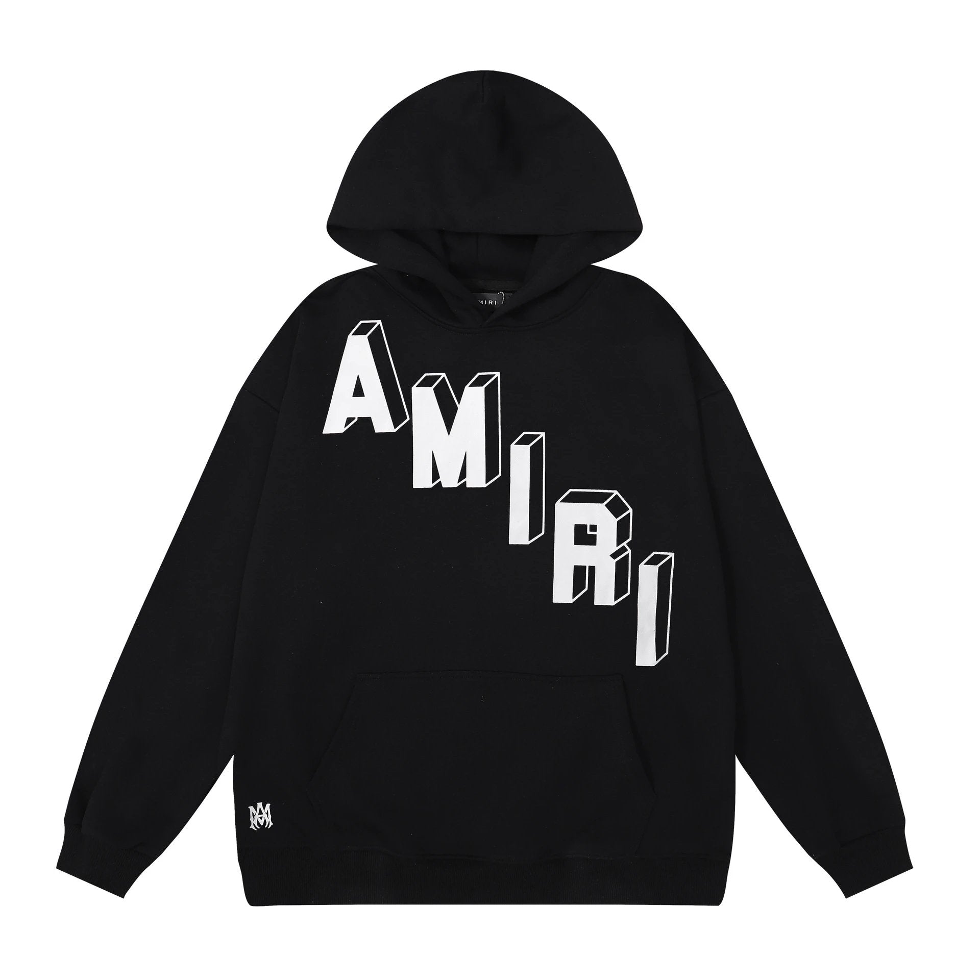 Amiri Hoodie Foreign Trade Maychao am Classic Letter Printed Hoodie Heavy Loose Men's and Women's Lovers Wild Hoodie