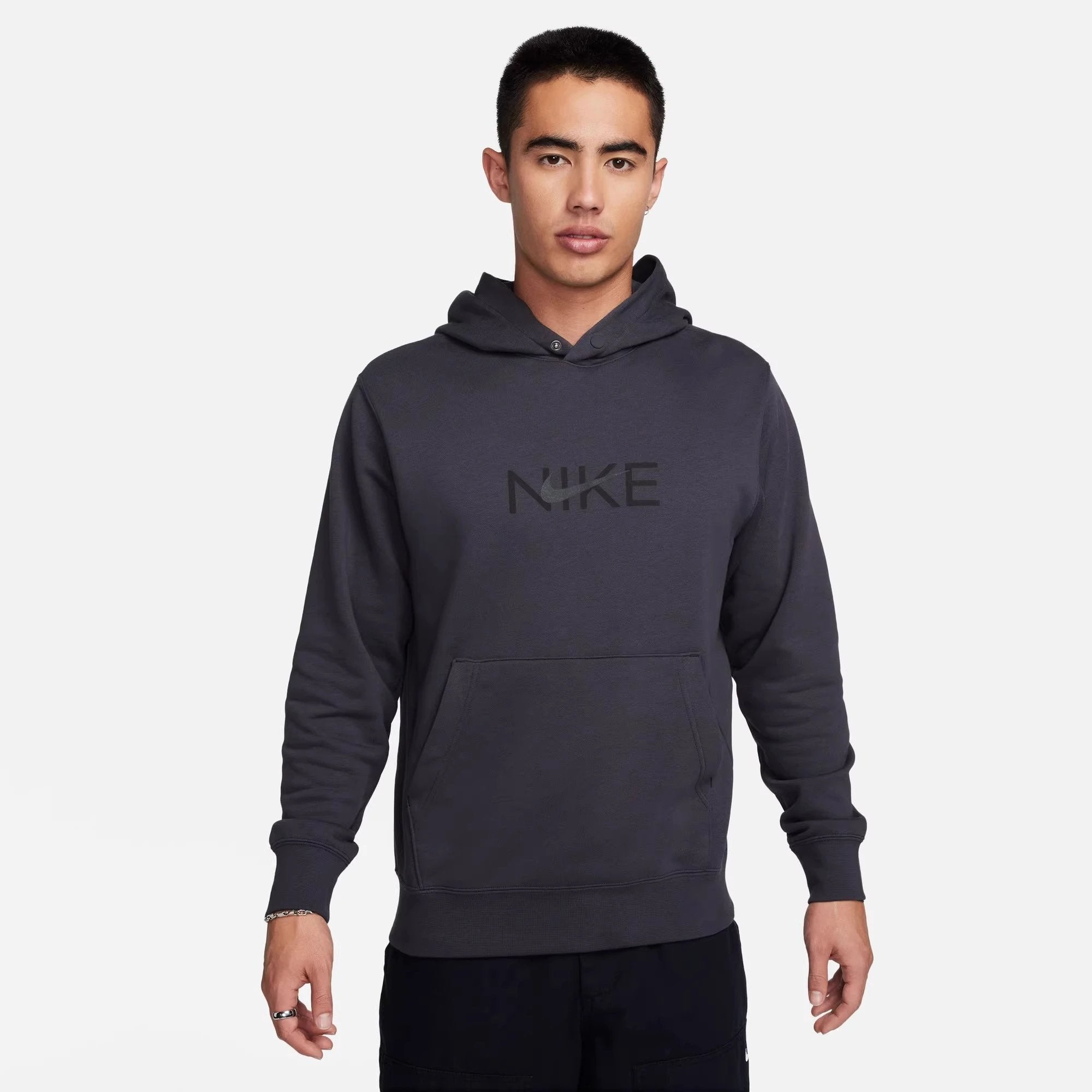 Nike Men's Sweater Spring Leisure Knitted Hook logo Printed Hooded Long Sleeve Pullover FZ4765