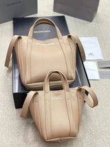 Balenciaga Bag Top version Women's Bag2024New Summer Products EVERYDAY2.0Women's Mini Tote Bag Hammock Bag Shopping Bag Handbag
