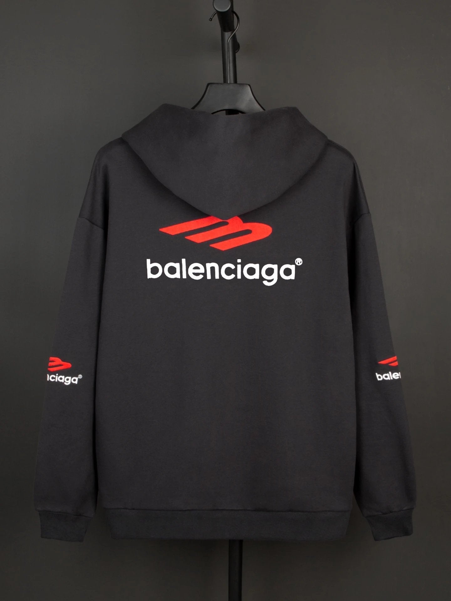Balenciaga Hoodie 3M Letter Embroidered Hoodie Casual Loose Fit Pure Cotton Pullover Sweatshirt os Unisex Sports Tracksuit Inner Layer Top24ss Autumn and Winter New Products