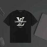 Louis Vuitton LV T-shirt Chest Letter Print logo round Neck Short Sleeve25ss New pure cotton T Unisex T-Shirt OS Loose Fit Base Shirt Top Half Sleeve T-Shirt