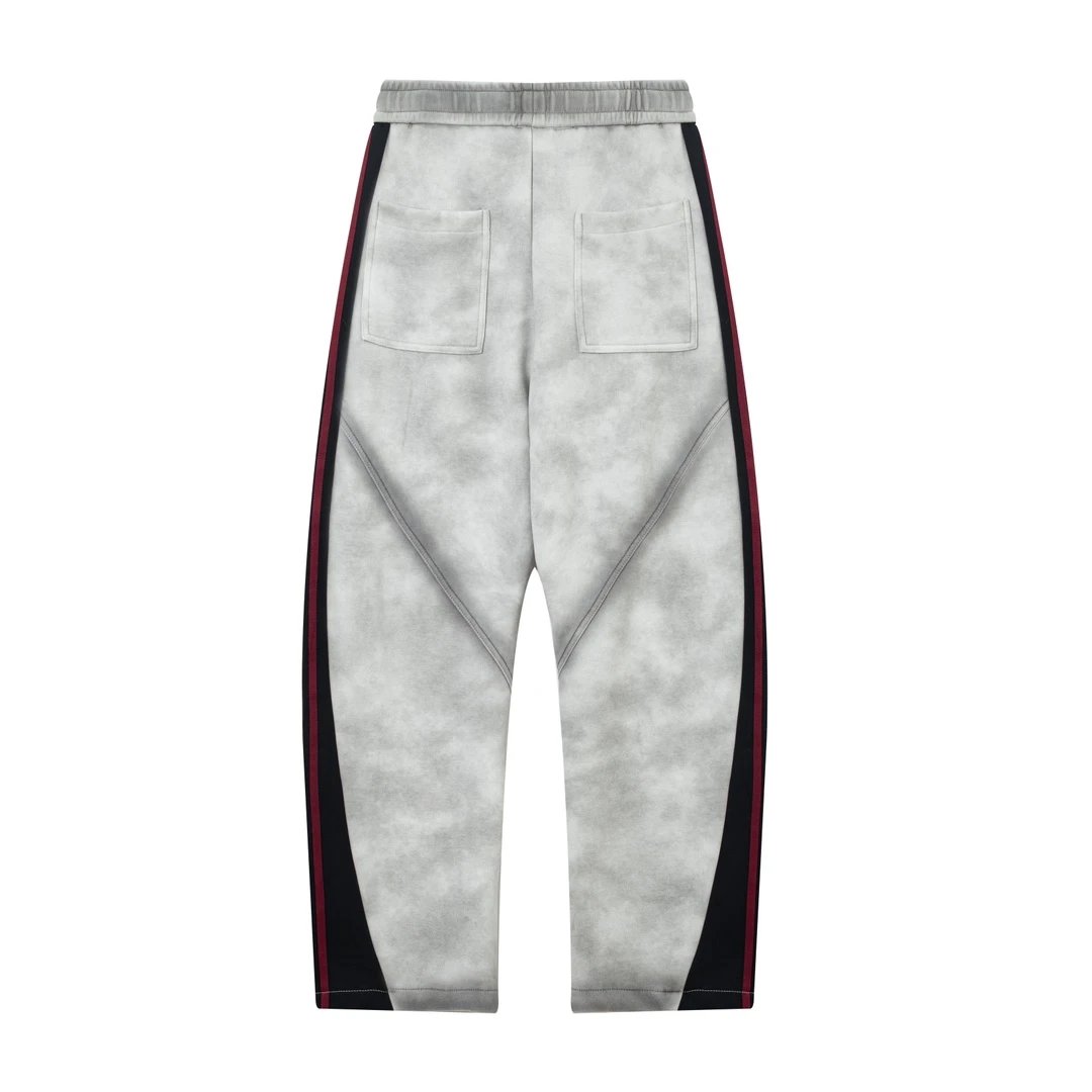 Balenciaga Sweatpants Color Matching logo Straight Leg Sweatpants Sports Pants Autumn Unisex Long Pants Drawstring Winter Loose Plus Size Casual Pants Color Block