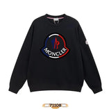 Moncler Hoodie Autumn Fashion All-Match round Neck Sweater MR26-40-Telegram