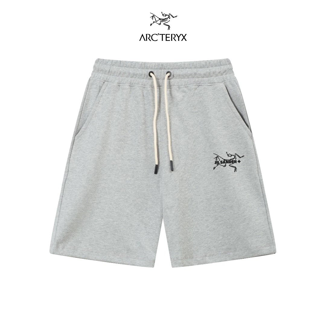 Arc'teryx Shorts Brand Logo Printing logo Five-point Shorts25ss New Drawstring Casual Summer Pants American Style5Two-in-One Casual Sweatpants for Men and Women, Pure Cotton Joggers