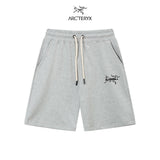 Arc'teryx Shorts Brand Logo Printing logo Five-point Shorts25ss New Drawstring Casual Summer Pants American Style5Two-in-One Casual Sweatpants for Men and Women, Pure Cotton Joggers
