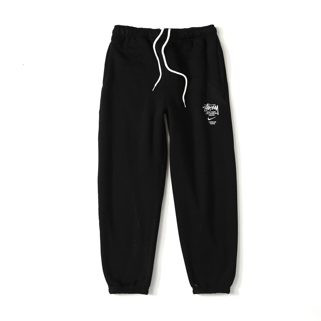 Stussy Sweatpants Top Version Joint-Name Sweatpants Trousers Joint-Name Embroidery logo Autumn and Winter Sports Pants Pants