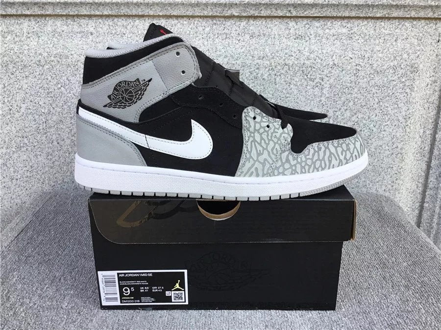 Air Jordan 1 Mid shoes New All-Match Trendy Men's Casual Sports Shoes