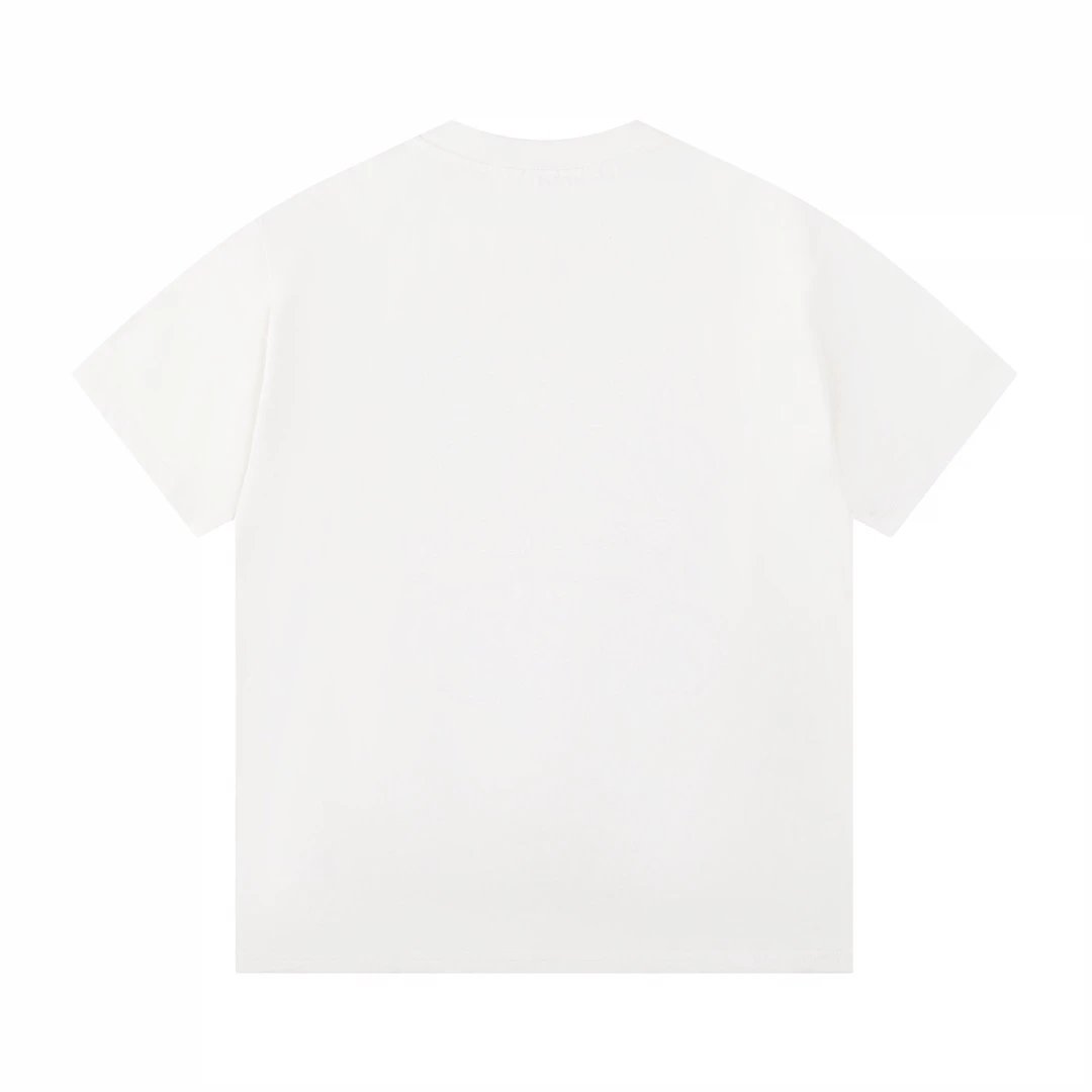 LOEWE T-shirt Chest Pattern Embroidery logo round Neck Short Sleeve25ss New pure cotton T Unisex T-Shirt OS Drop Shoulder Loose Fit Base Shirt Top T-Shirt Short Sleeve