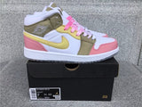 Air Jordan 1 Mid shoes New All-Match Trendy Men's Casual Sports Shoes