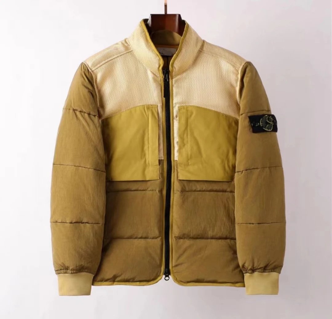 Stone Island Down Jacket/Vest Zipper Anti-Moisture Windproof Bread Suit Couple Sports Easy Matching Coat