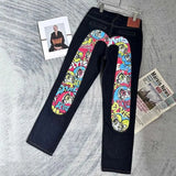 Evisu Jeans Fashion Y2Retro Hip Hop Jeans