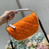 Dior Women's Bag Top version Popular VIBE2022Early Spring Modern Model Style Underarm Bag Shoulder Bag Messenger Bag Handbag Women's Bag