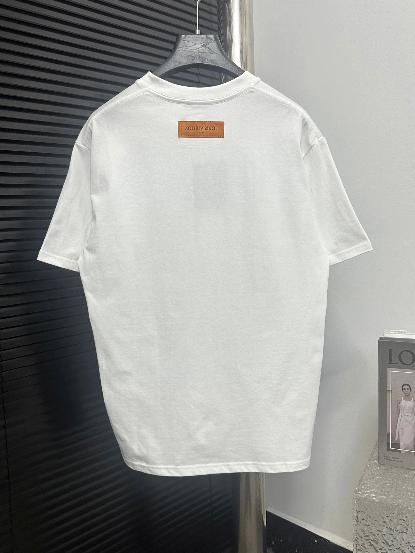 Louis Vuitton LV T-shirt Chest Letter Print logo round Neck Short Sleeve25ss New pure cotton T Unisex T-Shirt OS Drop Shoulder Loose Fit Base Shirt Top T-Shirt Short Sleeve