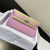 Hermes women's bag Top version hermeskellywoc2021New Second Generation Mini Kelly Bag togoWOC Import Epsom Women's Leather Shoulder Crossbody Bag