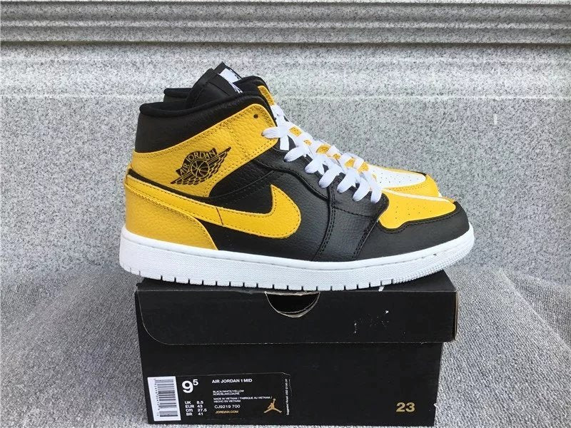 Air Jordan 1 Mid shoes New All-Match Trendy Men's Casual Sports Shoes