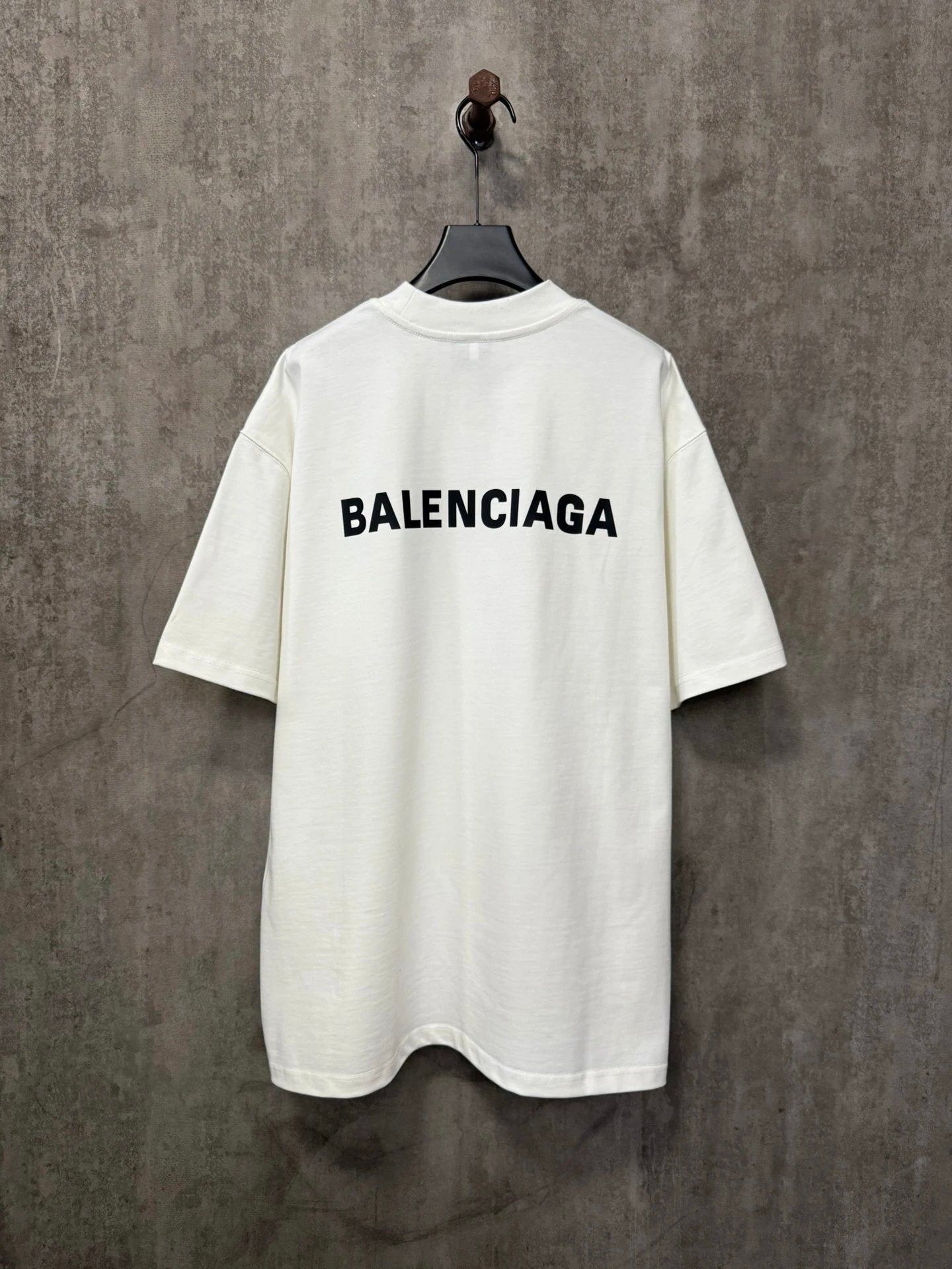 Balenciaga T-shirt Front and back classic letters logo Printed Heavyweight Crew Neck Short Sleeve T T-shirt Pure Cotton ins Unisex Simple Summer New Casual Base T-Shirt