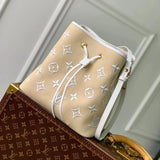 Louis Vuitton LV Women's Bag Top version 2023New Women's Bag Exquisite Monogram Pattern NéONOéMedium Bucket Bag Portable Messenger Bag M23080