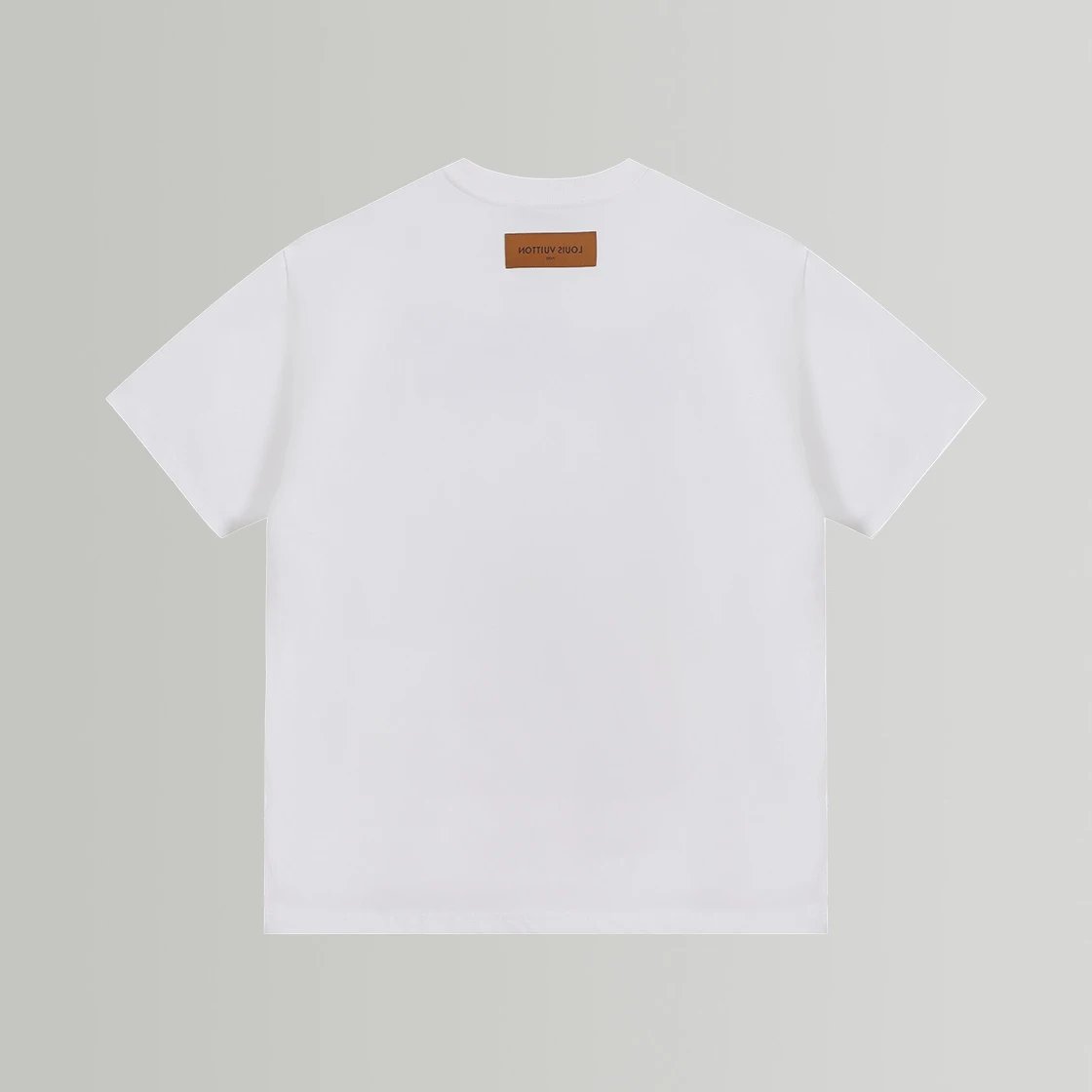 Louis Vuitton LV T-shirt Large Chest Line Letter Print logo round Neck Short Sleeve25ss New pure cotton T Unisex T-Shirt OS Drop Shoulder Loose Fit Base Shirt Top T-Shirt Short Sleeve