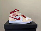 Air Jordan 1 Mid shoes New All-Match Trendy Men's Casual Sports Shoes Mid-Top