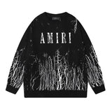 Amiri Hoodie High Street Fashionable Fashion Sweater-SX007