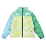 The North Face Down jacket Men's and Women's Same down Jacket Winter Print Coat