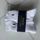 Ralph Lauren Sock Embroidered Socks Towel Bottom Classic Long Tube Casual Socks
