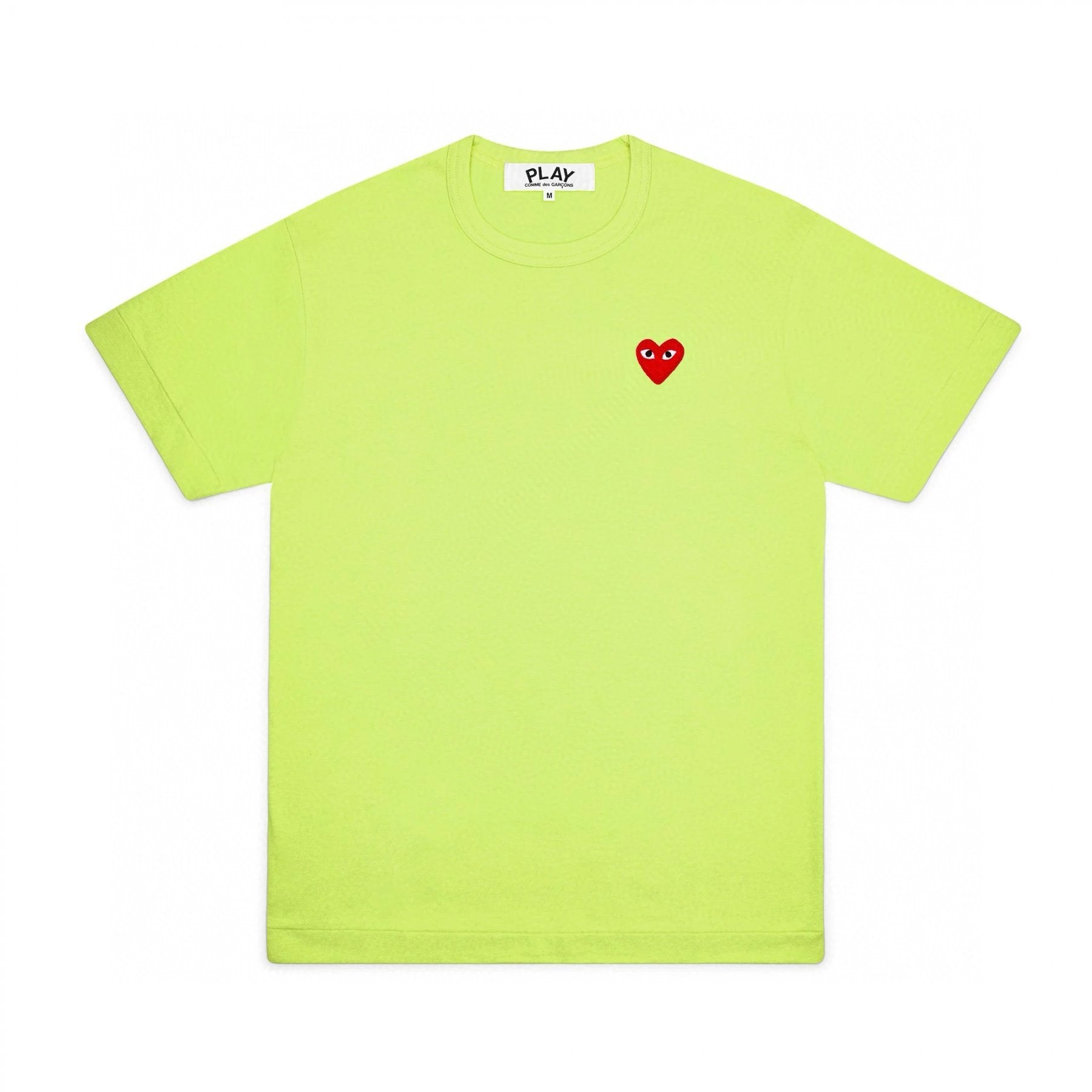 Rei Kawakubo T-shirt Top Version T T-shirt Women's Summer Classic Little Red Heart Cotton round Neck Short Sleeve Men