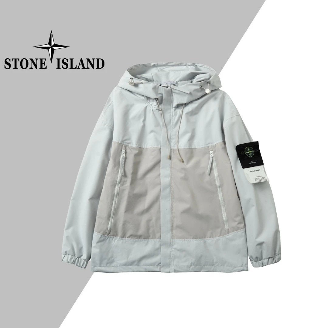 Stone Island Jackets Coats One piece dropshipping2024Autumn New Patchwork Hidden Zipper Medal Function Outdoor Outdoor Jacket Coat