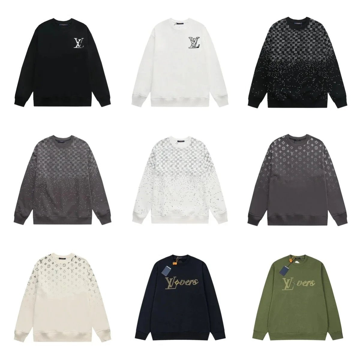 Louis Vuitton LV Hoodie Fashion round Neck Sweater-CY