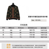 Louis Vuitton LV Jackets Western Denim Jacquard Camouflage Knitted Coat for Men and Women