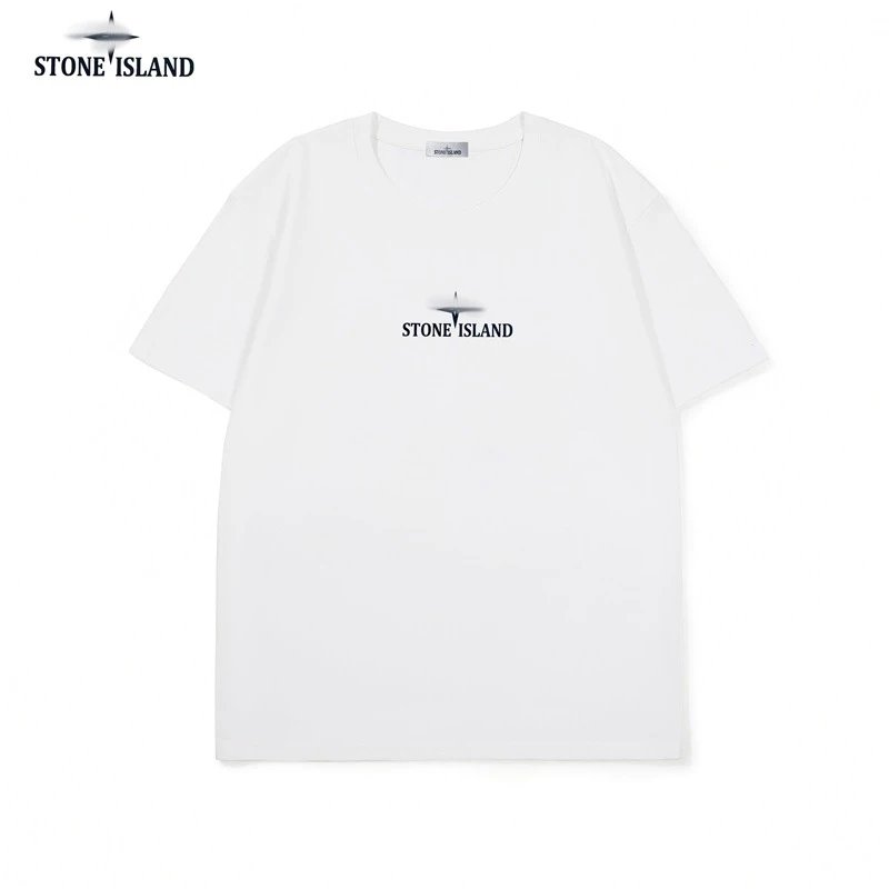 Stone Island T-shirt D54Summer Fashion Fashion Brand Short Sleeve-CY