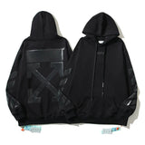 OFF-White Hoodie Cotton Terry Pullover Hoodie Loose Sweater-CY