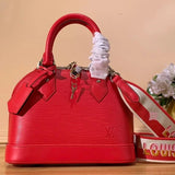 Louis Vuitton LV Women's Bag Top version Classic Chessboard Plaid Presbyopic Shell Bag Handbag Crossbody Shoulder Bag23New Water Ripple Cowhide Series New Handbag Shell Bag Women's Bag