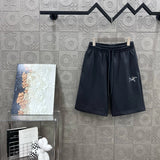 Arc'teryx Shorts Front Body Bird Skeleton Print logo Five-point Shorts25ss New Drawstring Casual5Two-Piece Casual Sweatpants Summer Pants Unisex Pure Cotton Sweatpants