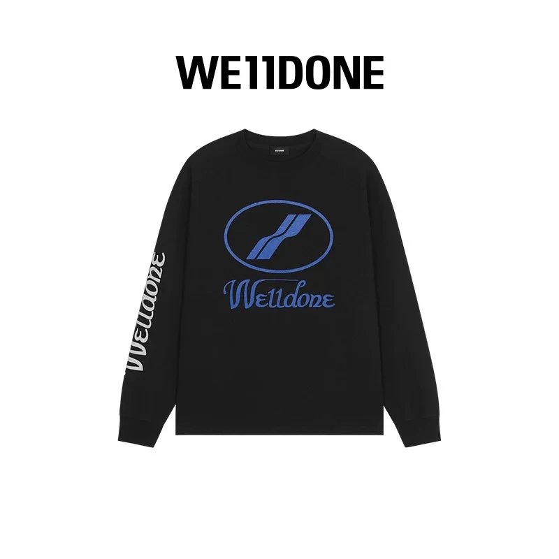 We11done Hoodie Top Version Early Autumn New LOGO Letter Thin Long Sleeve T T-shirt