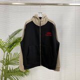 Balenciaga Hoodie Zipper Hoodie Unisex Winter Thickened Sports Casual Loose Fit Versatile Sweatshirt