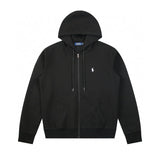 Ralph Lauren Hoodie Top Version Counter Same Style Heavy New Casual Zipper Cardigan Hoodie All-Match Loose Hoodie Trendy Pure Cotton