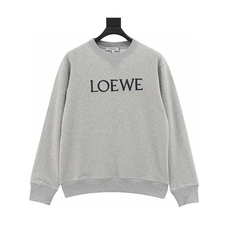 LOEWE Hoodie Classic Woven Letters Embroidered Sweater Same Style for Men and Women