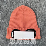 CP Company Hat New Rib CP Hat Glasses Autumn and Winter Knitted Hat Men and Women Outdoor Keep Warm Couple WINTER Eye Protection Warm