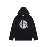 LOEWE Hoodie Collaboration Moon Rabbit Hooded Sweatshirt Jacket Hoodie Top Unisex Sports Casual OS Loose fit versatile style