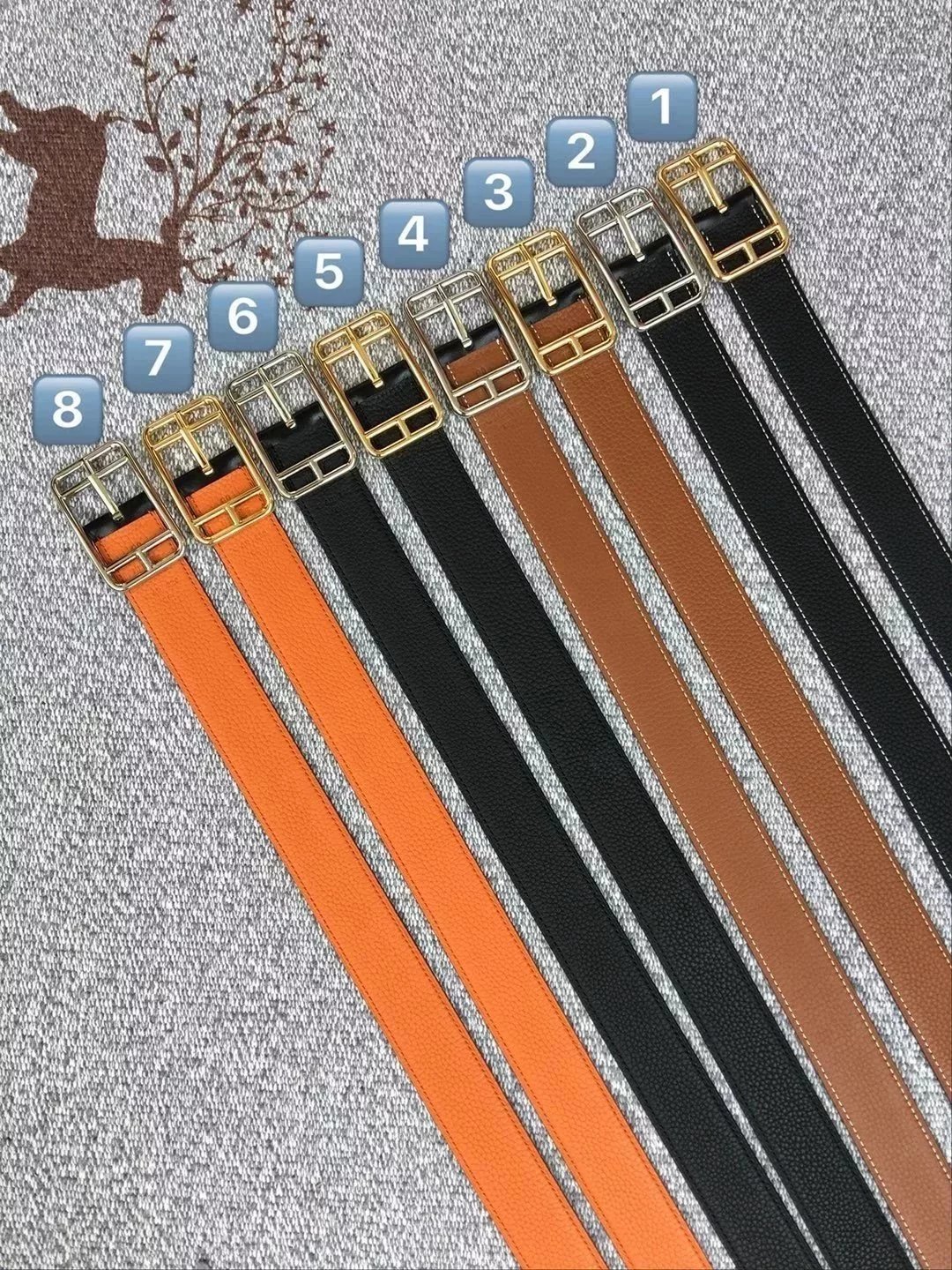 Hermes Belt Top version High Quality3.2cm Leather Belt Men's and Women's Leather Business Casual Pin Buckle Versatile Belt