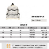 Dior Sweater Full Printed XINGX Wool round Neck Sweater for Men and Women