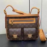 Louis Vuitton LV Women's Bag Top version 【New Arrivals】M4004523New vintage Manhattan Vintage Bag Crossbody Bag Original Calfskin Shoulder Underarm Bag Men and Women Same Tote